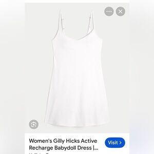 Gilly Hicks White Babydoll Dress